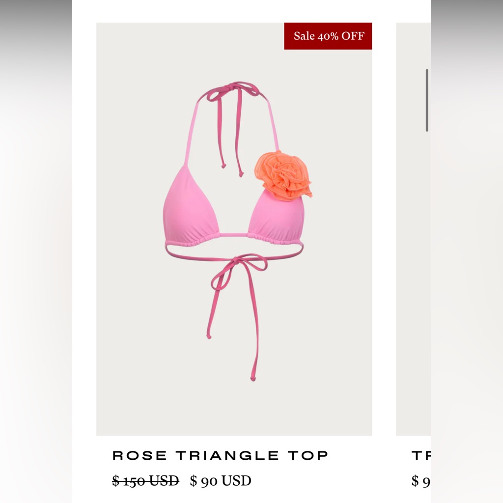 Same Rosette Bikini Set